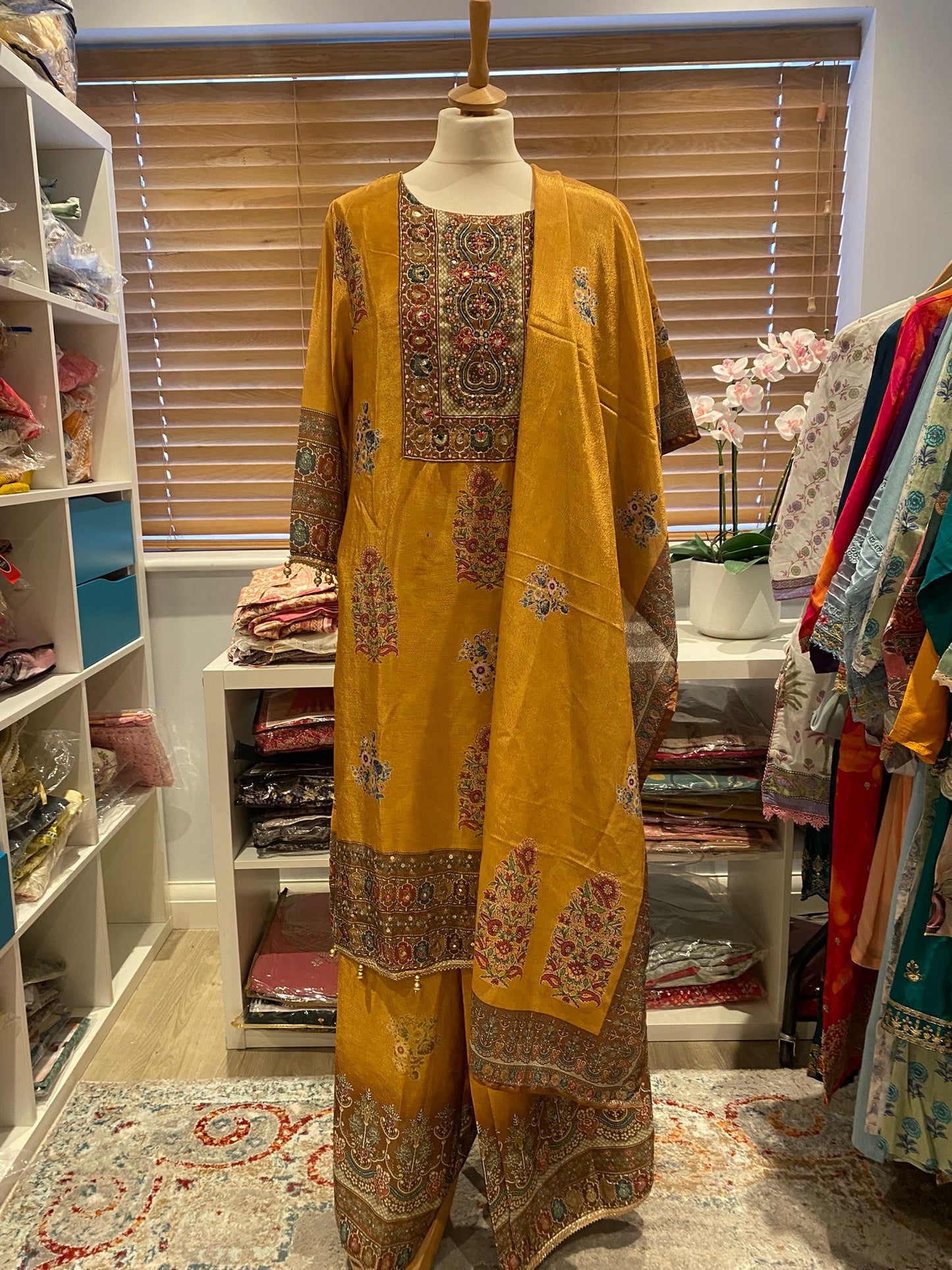 A- line style Kurta set
