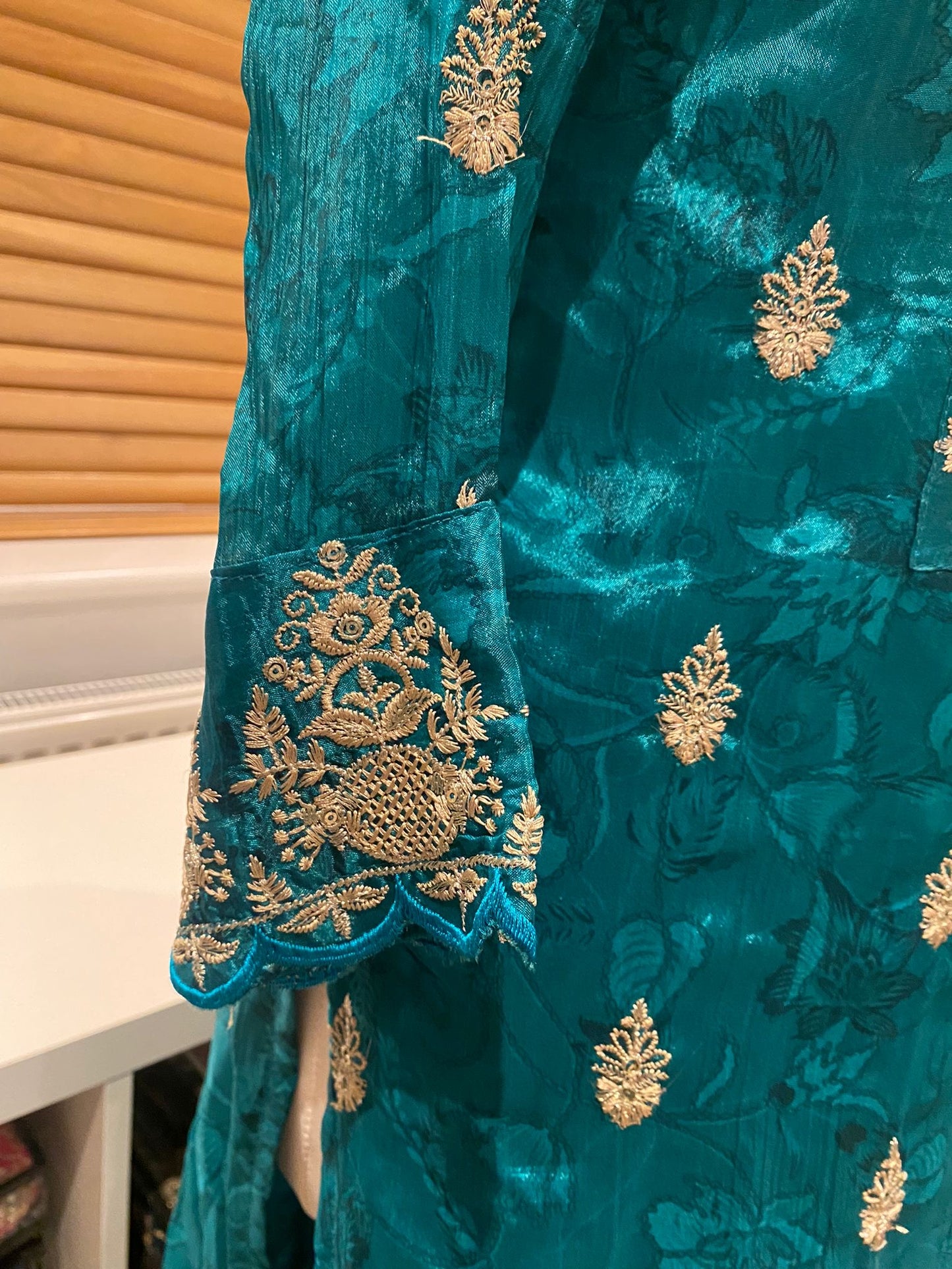 A line Kurta set with sharara