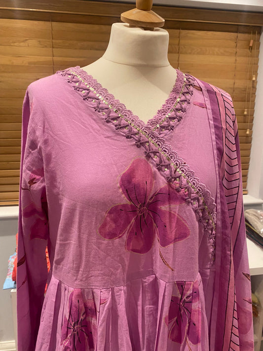 Floral printed Kurta Set