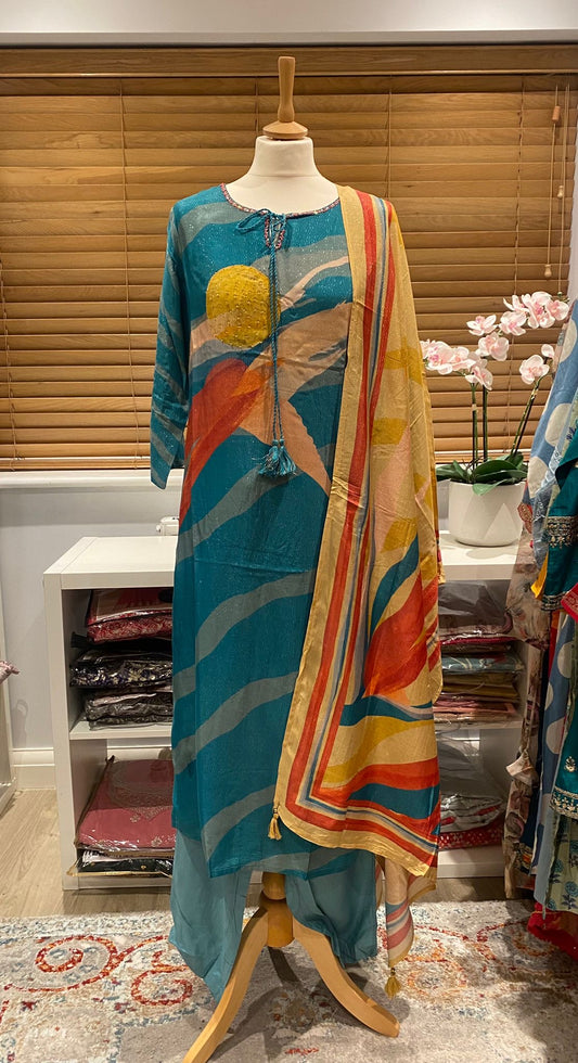 A Line Kurta Set